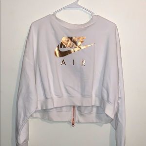 Women's/Teen Nike air crop top sweater